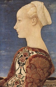 find014-Antonio del Pollaiuolo(Profilbildnis einer Jungen Fraun 1465-70) Kopie
