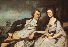 finp003-Charle Willson Peale (Benjamin und Eleanor Ridgely Laming 1788)