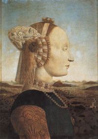 finp009a-Piero della Francesca(Federigo da Montefeltre und seine Gemahlin Battista Sforza2 1631-)