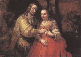 finp010-Rembrandt (Die Judenbraut 1665-67)