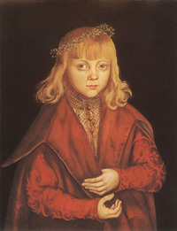 fink018-Lucas Cranach d Ä(Ein Prinz von Sachsen 1517)