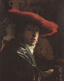 find079-Jan Vermeer(Das Mädchen mit dem roten Hut 1665-67