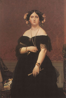 find081-Jean-Auguste-Dominique Ingres(Madame Moitessier1851)