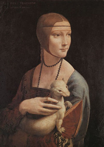 find110-Leonardo da vinci (Die Dame mit dem Hermelin)