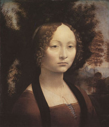 find112-Leonardo de vinci (Ginevra Benci)