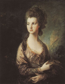 find138-Thomas Gainsborough (Frau Graham 1775)